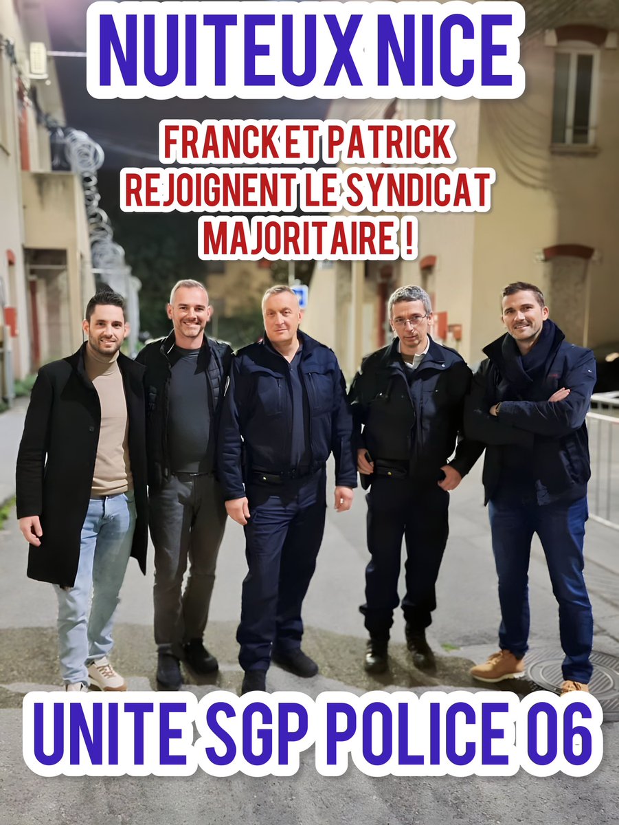 UN1TE_06's tweet photo. Coup de tonnerre à la nuit ! #Nice
Ils quittent à leur tour alliance 06 pour rejoindre le syndicat majoritaire de la PN sur les Alpes-Maritimes ! #USGP06
Le seul qui s’occupe des #Nuiteux https://t.co/5hFGAwO9rK