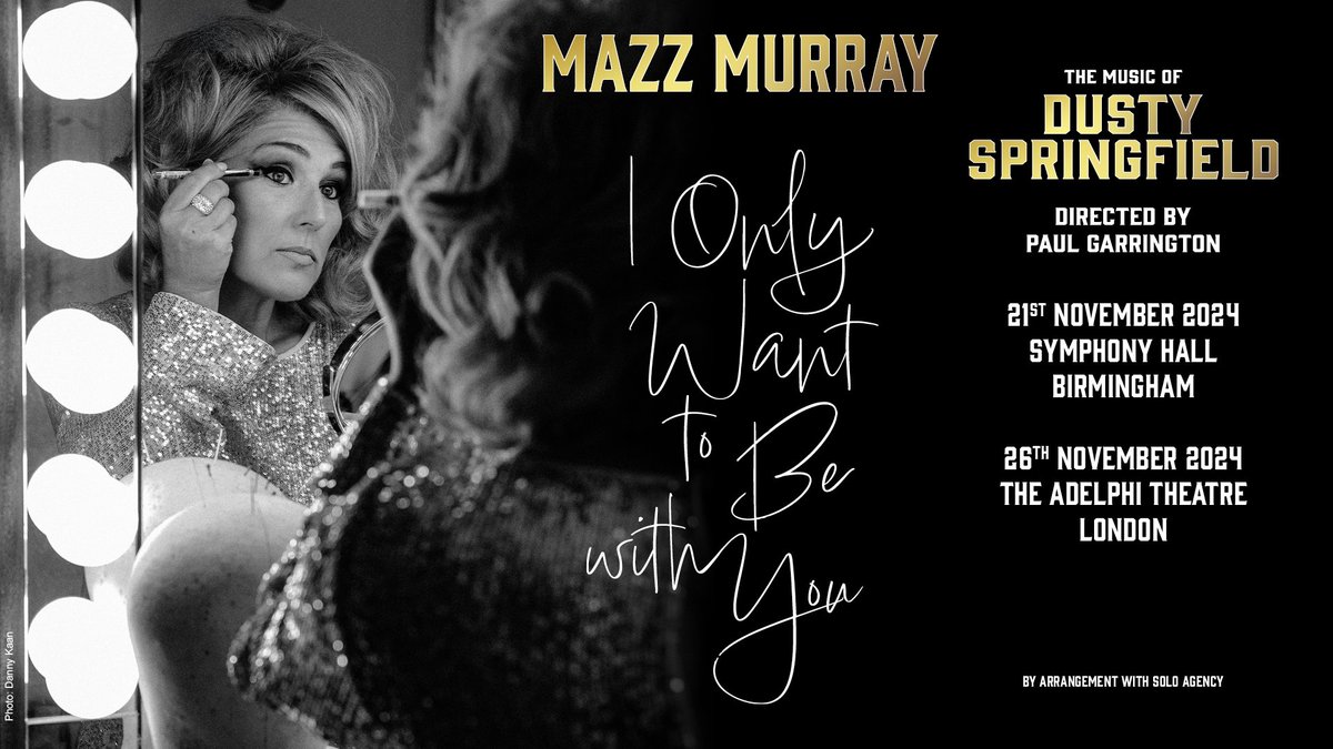 NEW: West End superstar @MsMazzMurray will take audiences on a musical journey as she celebrates the life & music of Dusty Springfield, alongside a full live band ✨ Secure tickets in our #LNpresale next Thursday, 1st February at 10am 👉 livenation.uk/6QKI50QumQz