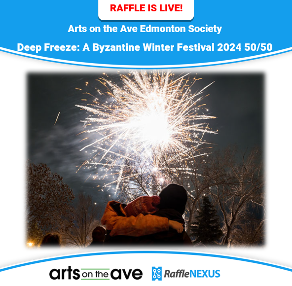 It's the 'Deep Freeze 2024 50/50 Raffle'. Your ticket purchsae supports Arts on the Ave and enters you into the 50/50 cash jackpot draw. 

'Your generosity is the Heart of it all!

Tickets: artsontheave.rafflenexus.com

Know your limit. Play within it. 19+

#rafflenexus