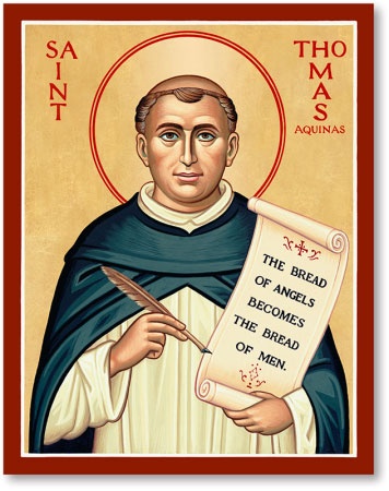 Sunday is the feast day of St Thomas Aquinas. Happy Feast Day @St Thomas Aquinas