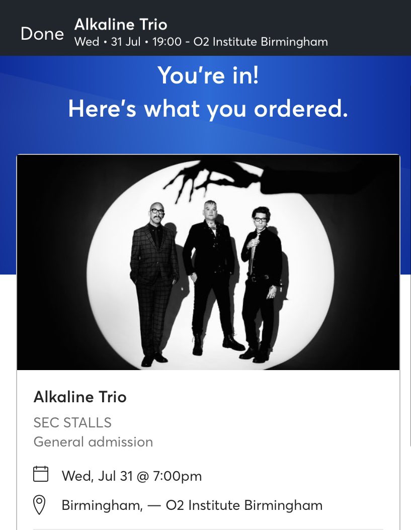 Martin Webb (@martinwebb44) on Twitter photo YESSSSS!!!! Love you lads!! Can’t wait to see you again 🖤 <a href="/Alkaline_Trio/">Alkaline Trio</a> <a href="/danielandriano/">Daniel Andriano</a> <a href="/matttskiba/">Matt Skiba</a>
“Tell me a story
sing me a song
somebody save us
we don’t have long” YESSSSS!!!! Love you lads!! Can’t wait to see you again 🖤 <a href="/Alkaline_Trio/">Alkaline Trio</a> <a href="/danielandriano/">Daniel Andriano</a> <a href="/matttskiba/">Matt Skiba</a>
“Tell me a story
sing me a song
somebody save us
we don’t have long”