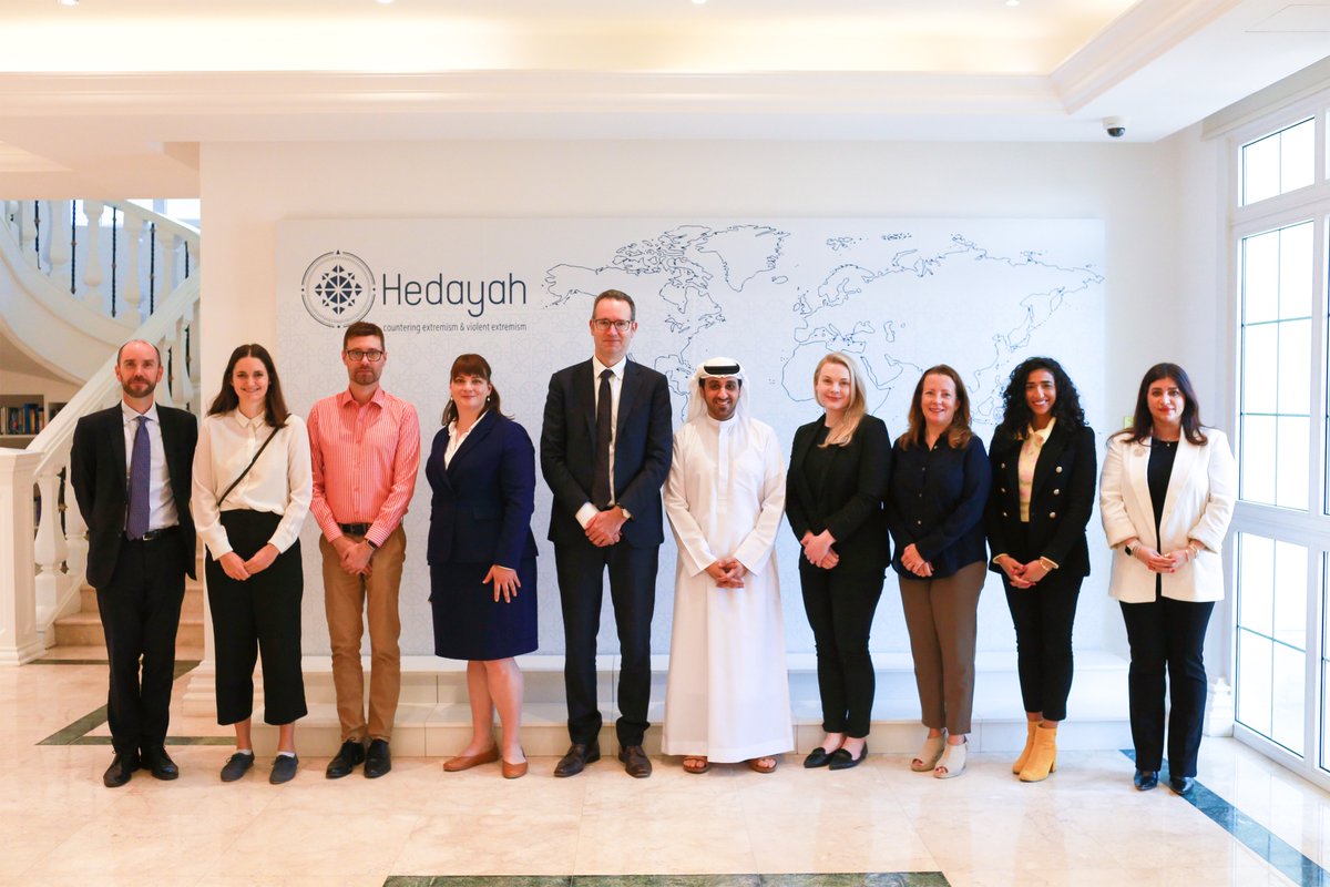 Hedayah welcomes the Embassies of Norway @norway_uae, Denmark @DKambUAE, Finland @FinlandEmbUAE and Sweden @SwedeninUAE in a comprehensive discussion to #Hedayah’s current global programs & interactive platforms, and to discuss regional and global trends in countering extremism