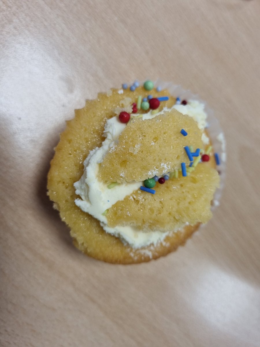 It's Mozart's birthday today (and Schubert's soon) so one of my @LeedsMusicDrama students baked birthday cakes for everyone. Awesome!