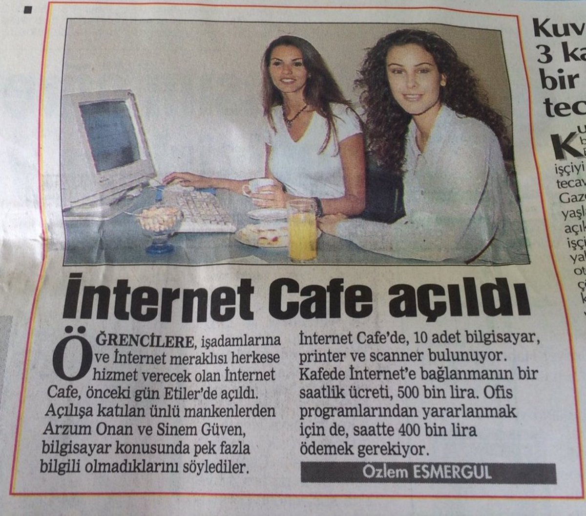 Ülkemizin ilk internet cafesi: