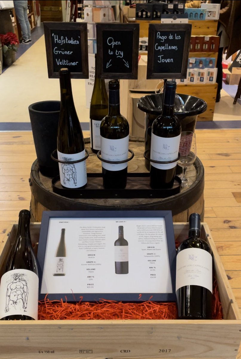 chqdublin's tweet photo. Good news for Wine Lovers 🍷: The Wine Tastings are back in Mitchell &amp; Son at CHQ!

Our staff pick is the elegant, creamy-textured, salty, and flinty Grüner Veltliner. This organic biodynamic white wine from the Kremstal region in Austria is a very good accompaniment to food. https://t.co/a0Zr3S5SGj