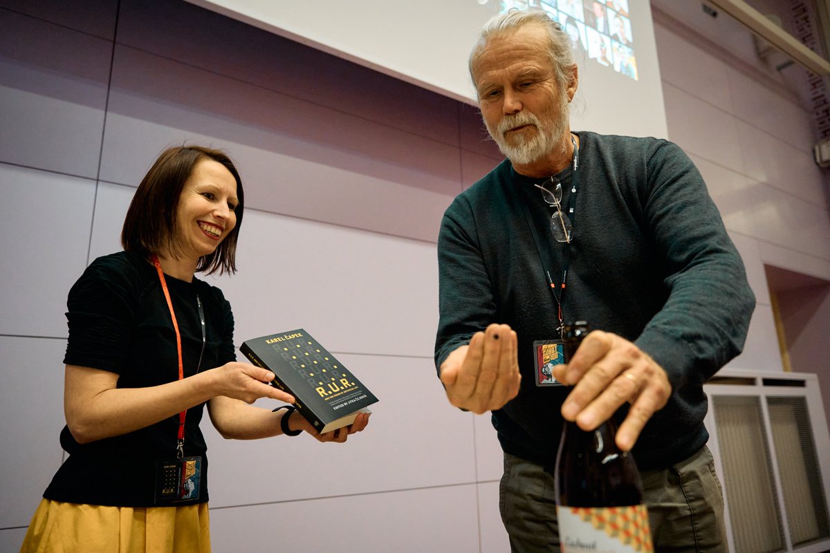 VŠCHT / UCT Prague (@vscht) on Twitter photo The new book by <a href="/CejkovaJitka/">Jitka Cejkova</a> "R.U.R. and the Vision of Artificial Life" (published by <a href="/mitpress/">The MIT Press @mitpress.bsky.social</a>) has been launched. We wish the book and the author to inspire as many people as possible! The new book by <a href="/CejkovaJitka/">Jitka Cejkova</a> "R.U.R. and the Vision of Artificial Life" (published by <a href="/mitpress/">The MIT Press @mitpress.bsky.social</a>) has been launched. We wish the book and the author to inspire as many people as possible!