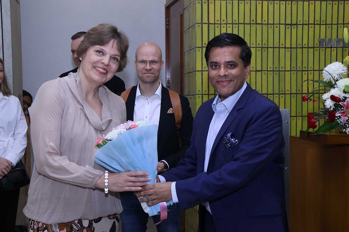 <a href="/TCS/">Tata Consultancy Services</a> welcomes esteemed business executives from
<a href="/NWestOffice/">Nordic West Office</a>. The purpose of the visit was to learn about India’s economic growth; its green energy, technology transition, and the vital role
<a href="/TataCompanies/">Tata Group</a> and TCS are playing in this transition.  #tcsempowers #AI