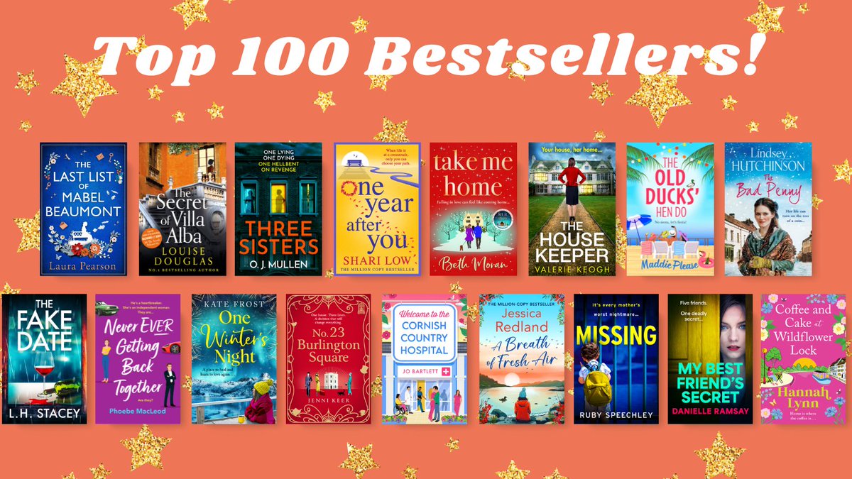 ⭐️ 17 IN THE TOP 100 ⭐️ We're thrilled to see 17 of our brilliant books in the Top 100 Kindle bestsellers chart this morning! 🎉