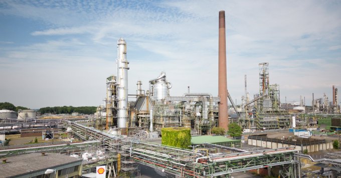 Shell's Energy and Chemicals Park Rheinland, in Germany. 