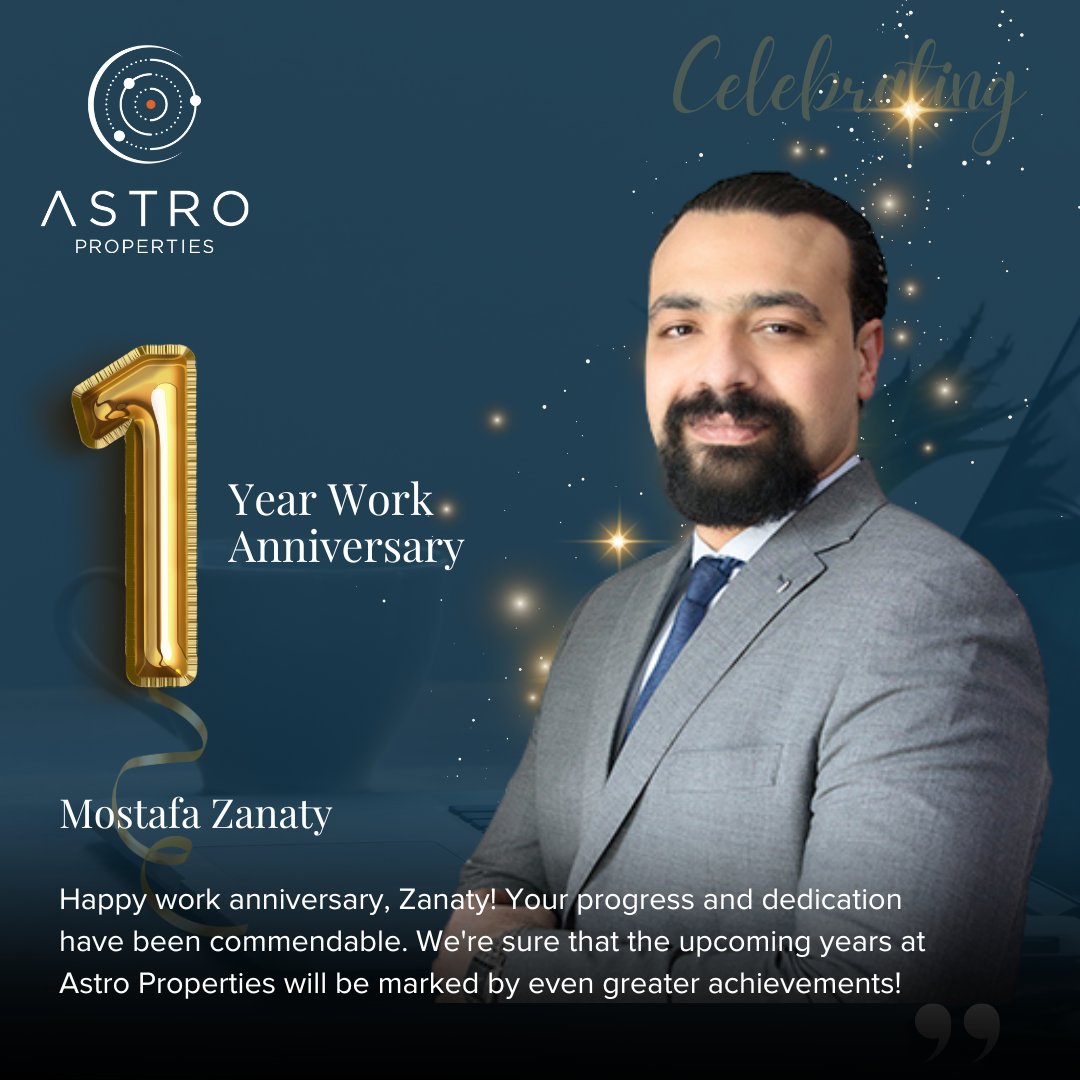 🎉 Astro Work Anniversary🌟

Happy work anniversary, Zanaty! 

#AstroAnniversaries #AstroPride #congratulations #TeamAstro #TogetherWeGrow