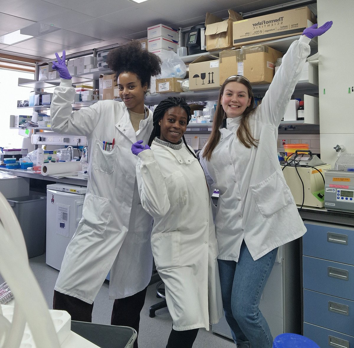We are recruiting two new positions, a postdoc and a technician, to join us at @Cambridge_Uni! The laboratory is an inclusive, international and diverse team, supportive of your personal and career development. Join a kind lab :) listonlab.uk/blog/2024/1/26…