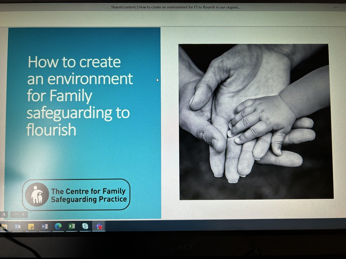 Really excited for this session today as a key part of our Family Safeguarding journey. 💚

Focussing on our values, beliefs and behaviours that will help our new practice model and culture to flourish. 
<a href="/AbuSiddique77/">Abu Siddique MBA</a> <a href="/SteveKayFRSA/">Steve Kay</a> <a href="/CharMitch00/">Charlotte Mitchell</a> <a href="/FamilySafeHerts/">The Centre for Family Safeguarding Practice</a>