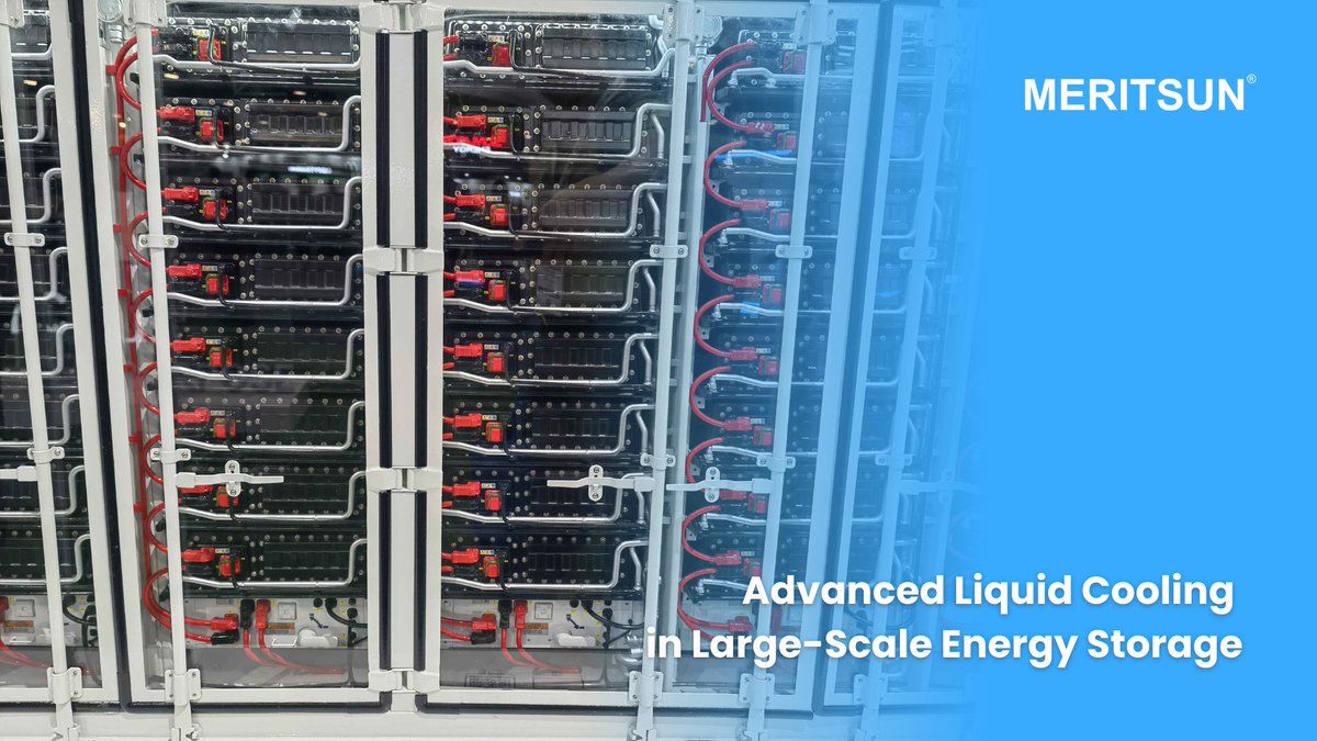 Discover MeritSun's Advanced Liquid Cooling for Large-Scale Energy Storage Systems! With over 24 years of expertise in lithium battery production, MeritSun is revolutionizing energy storage technology.

Learn More: meritsunbattery.com/en/product-p77…