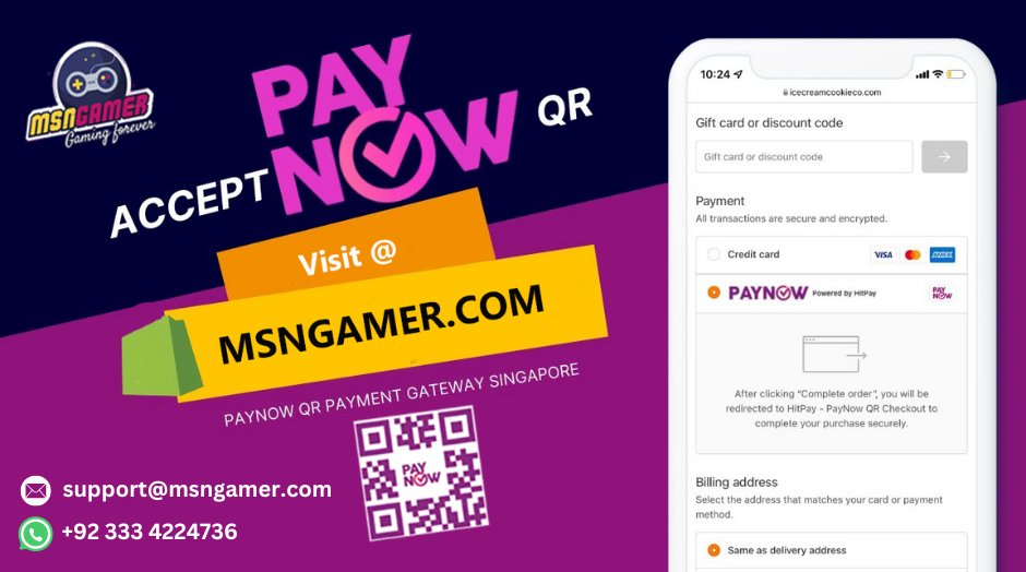 msngamer_pk's tweet photo. 🎉 Exciting News! 🎉 We're thrilled to announce that we've just integrated the #PayNowPayment, GrabPay, Shopee Gateway on our website! 💳 Now, enjoy seamless and secure transactions at checkout. Buy Gift Cards with PayNow 💻 Visit us at https://t.co/LCPM1wP1e6 https://t.co/kZS7Qj0Xlr