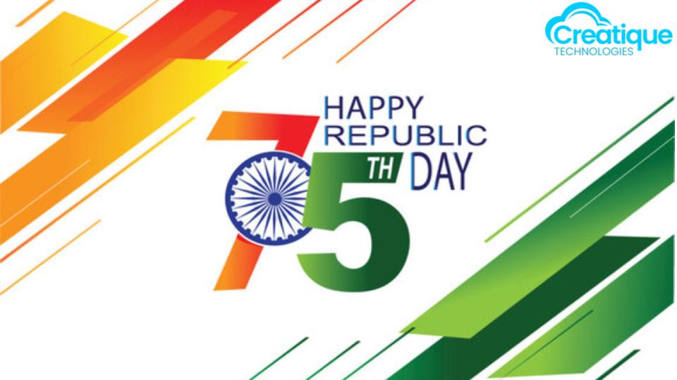 Happy Republic Day from Team @creatiquetech🌟 As we celebrate the spirit of unity, freedom, and technological innovation, let's embrace the opportunities to create a brighter, digital future together. Wishing everyone a proud and joyous Republic Day! #saleforce #trailhead
