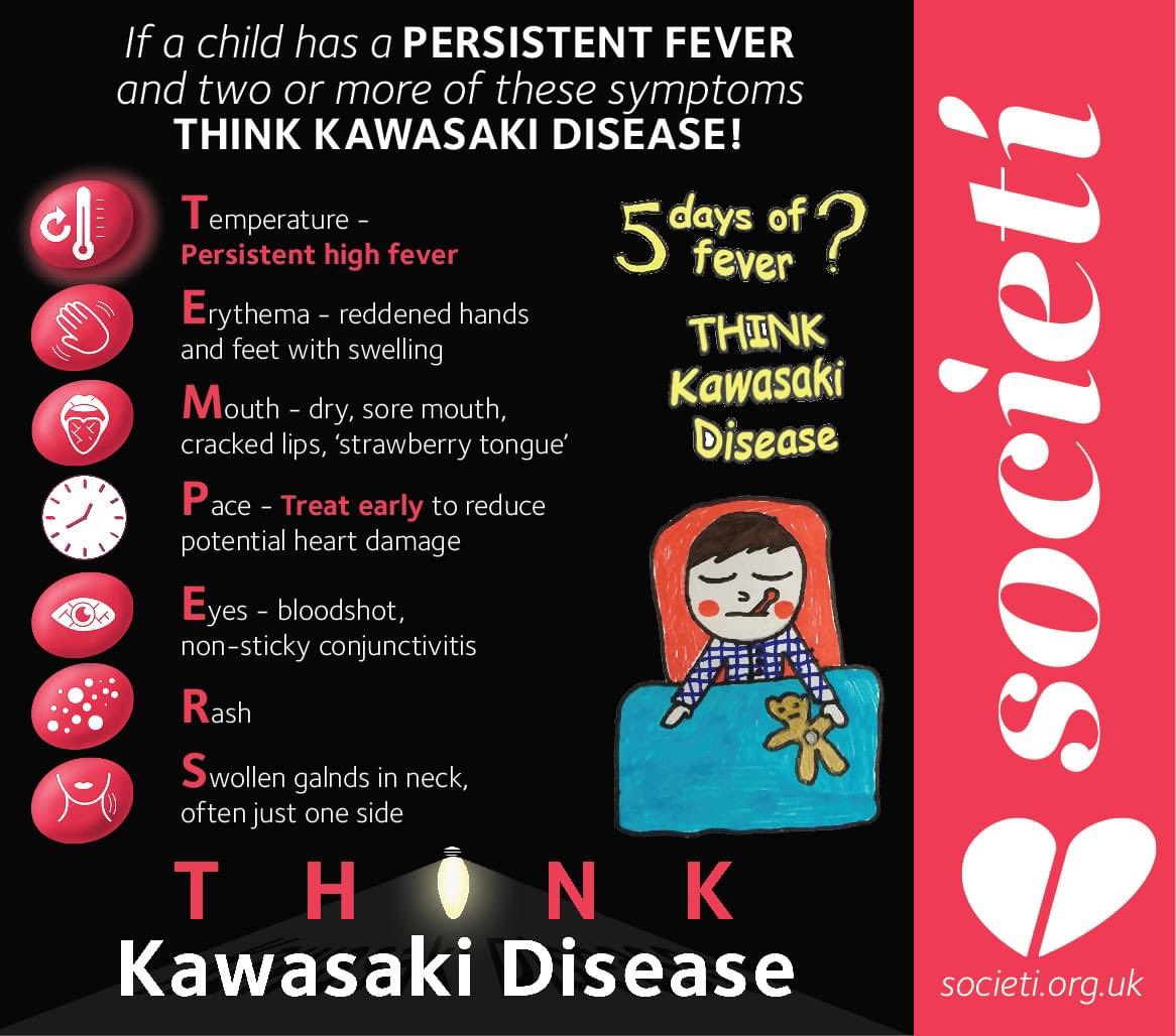 SuzO80's tweet photo. Today is International Kawasaki Disease Awareness Day. I’m supporting @Societi_UK_KD to help get Kawasaki Disease known. It’s the #1 cause of acquired heart disease in children & I’m doing what I can to help stop it hurting even more. #KawasakiDisease #IKDAD2024 #tinyhearts https://t.co/qapwPN7INU