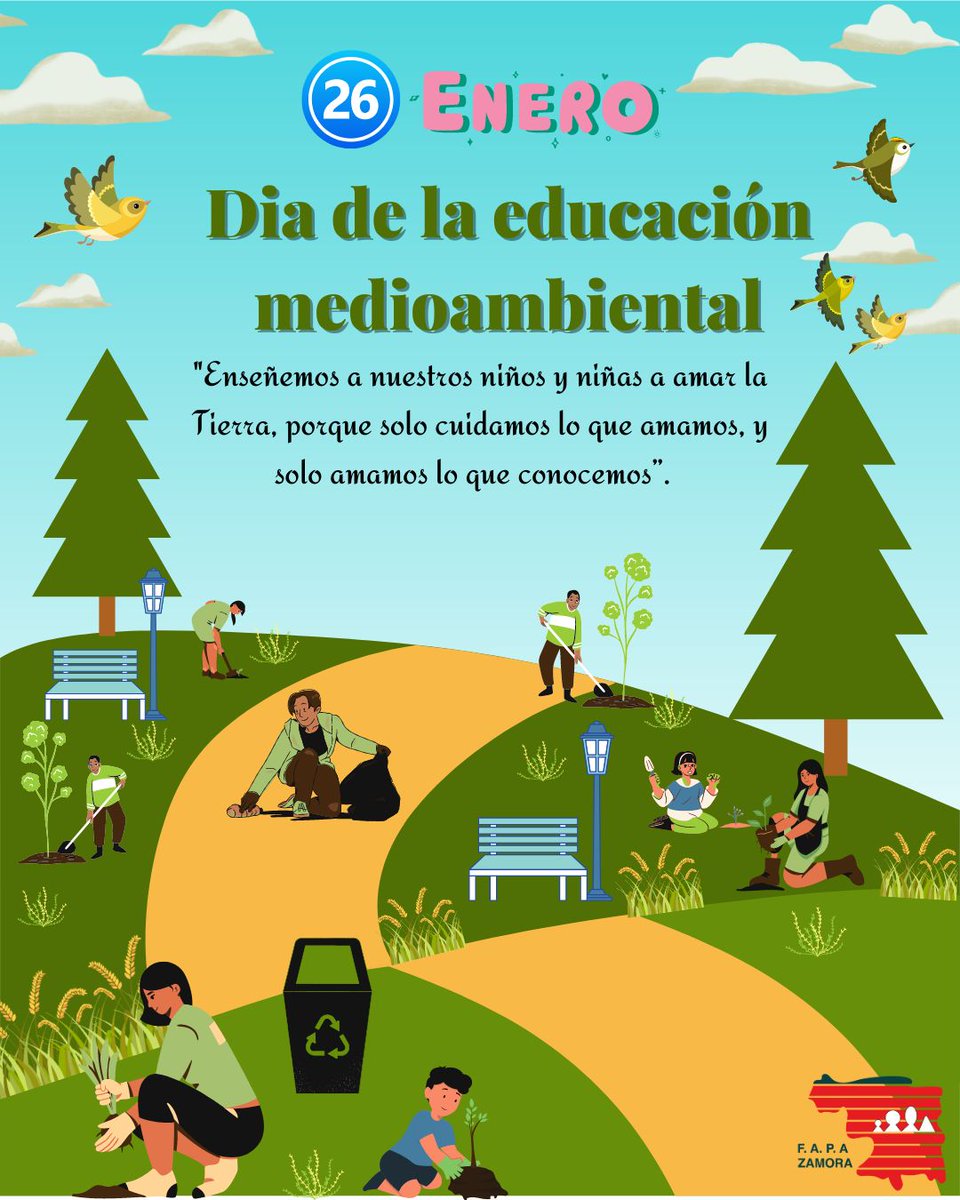"Enseñar a cuidar la Tierra no es solo transmitir conocimientos, es sembrar semillas de conciencia que crecerán en acciones positivas. 
📷 ¡Juntos construimos un futuro más verde! #EducaciónAmbiental #sostenibilidad "
