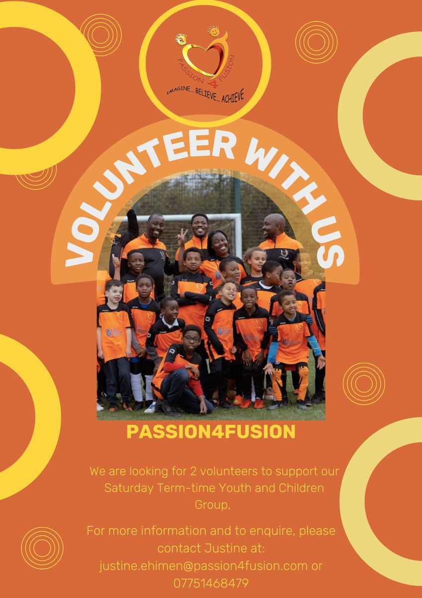 🌟There is an exciting opportunity to volunteer with the Whole Family Equality Project service partner @passion4fusion🌟. They are seeking volunteers to support their incredible Children and Young People group 🚸in Edinburgh. #volunteering #Edinburgh #P4F #youthwork