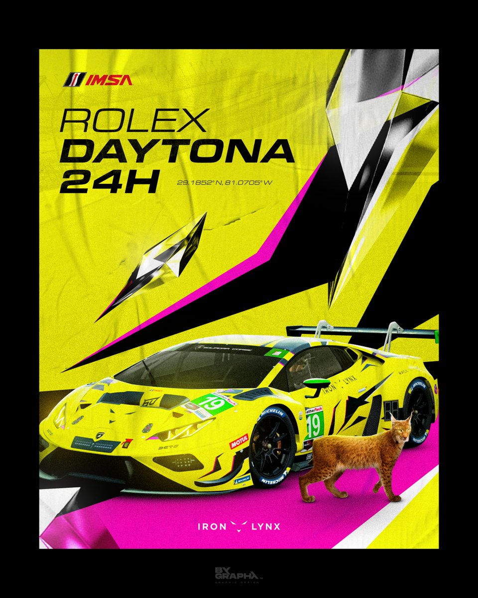 Explorational artwork⚡️

How will <a href="/IronLynx_/">Iron Lynx</a> perform at the <a href="/IMSA/">IMSA</a> <a href="/Rolex24Hours/">Rolex 24 Hours</a> this year?