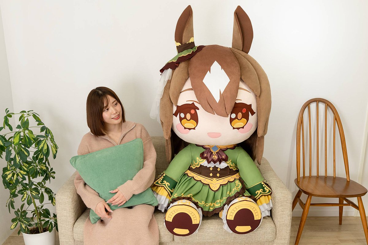 購入前一言 ウマ娘 ぱすきゃら ぬいぐるみ キタサンブラック サトノダイヤモンド で、デカすぎる！「ウマ娘」キタサンブラック、サトノ