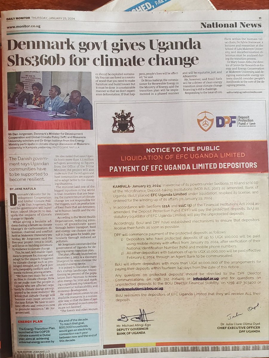 We appreciate the government of Denmark upon  the support toward the climate change. Now the query is how sure are we that the support will reach upto the grass root level. A duty for all (climate activists)
@NatureTalk_A @EnvironmentEEYE @RefineryOil @environpeoplede