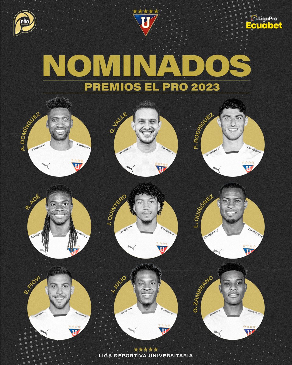 👀 ¡9 #GuerrerosAlbos nominados a #ElPro de la @LigaProEC!

¡Vota por ellos aquí 👇👇!
🗳 ligapro.ec/el-pro/
