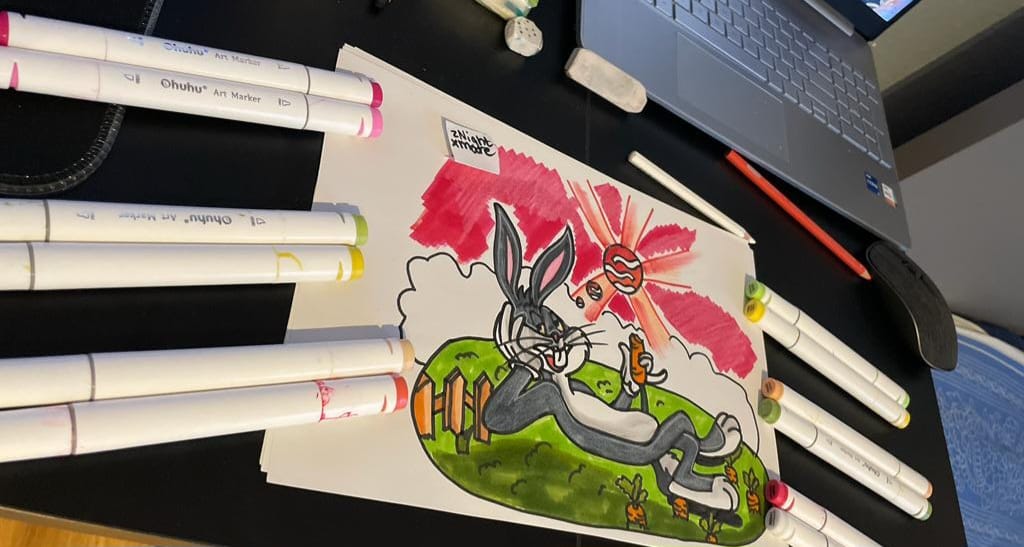 txnjir's tweet photo. Hey Rabbits Community
This Fan art here is for you, thought of something creative and sharing it to you @RabbitsOnSei <3
i know i am not the best supporter but i will do my best contributing into the @SeiNetwork Community. 🥕🐰
@lupodotsol @skibbrr @kirb_nft @GooddShiiit https://t.co/nHBE1PW2YE