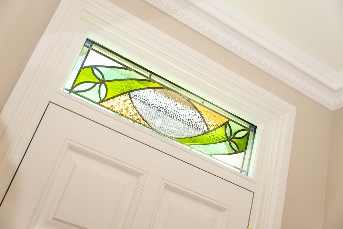 The Timber Windows patterned and stained glass offerings can add an extra element of beauty to your new front door, with bespoke patterns available to create a truly unique entrance, as shown by this customer for their London home.

#door #frontdoor #stainedglass #timberwindows