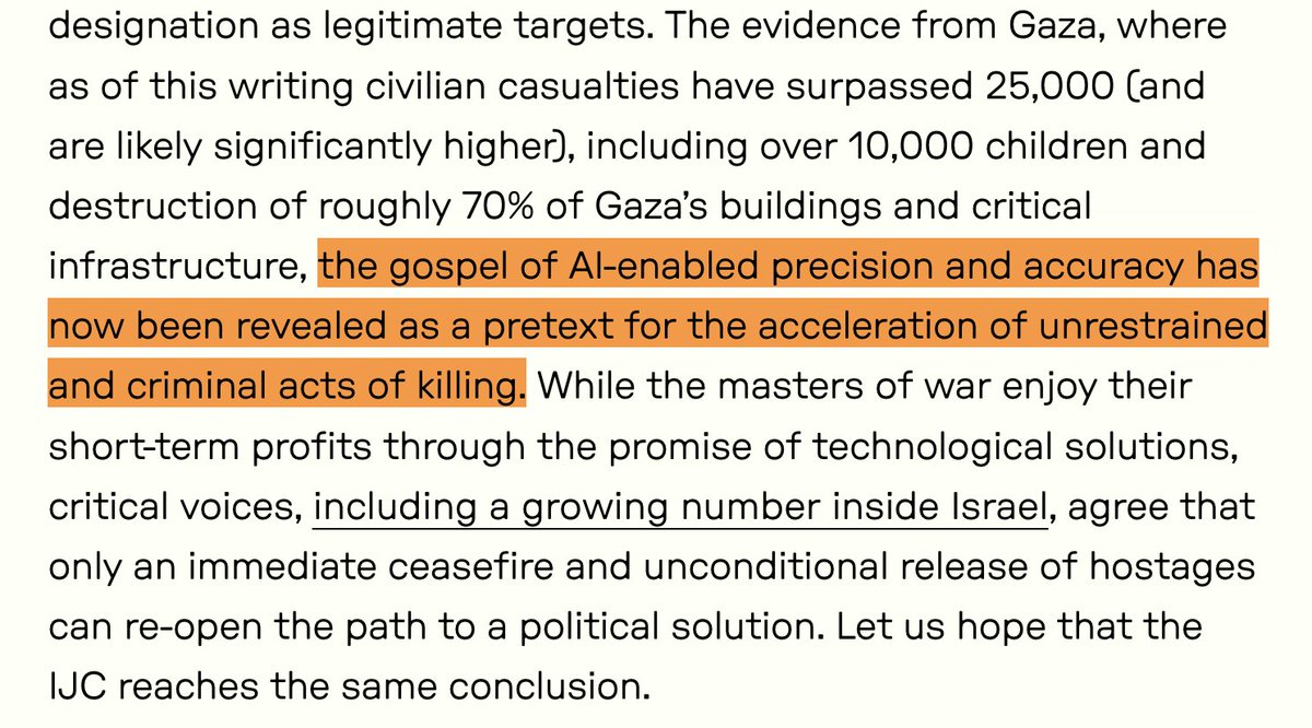 AINowInstitute's tweet photo. AI Now’s Faculty Advisor Lucy Suchman delves into the very real––human––costs of algorithmic warfighting in Gaza, Ukraine and elsewhere in this guest essay on algorithmic ‘target production’.

1/🧵

Read Lucy's full post here: https://t.co/AGp8aj6wGu https://t.co/bubi2FVJxn
