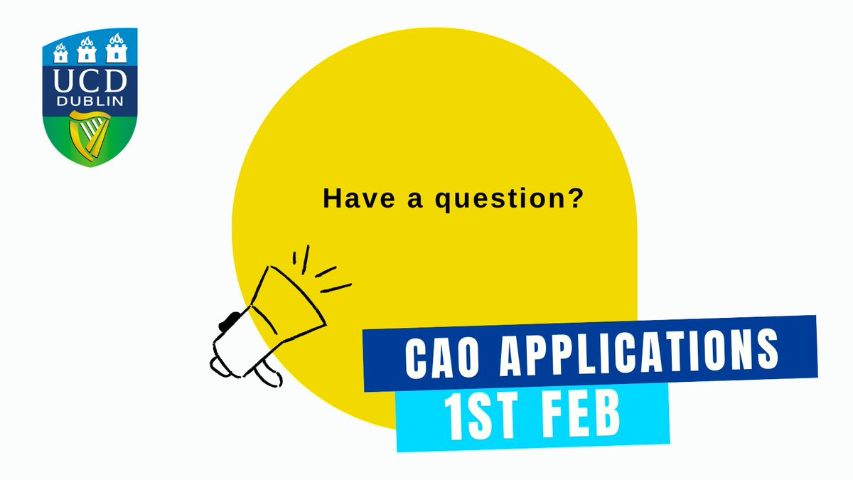 CAO Application Deadline is fast approaching (1st Feb 17.00). Do you have any questions about nursing or midwifery courses at UCD? We are here to help. Get in touch with our dedicated team to enquire. 🌐 Contact Us: bit.ly/4b97WrB 📱 Phone Us: 01 716 6407 or 01 716 6569