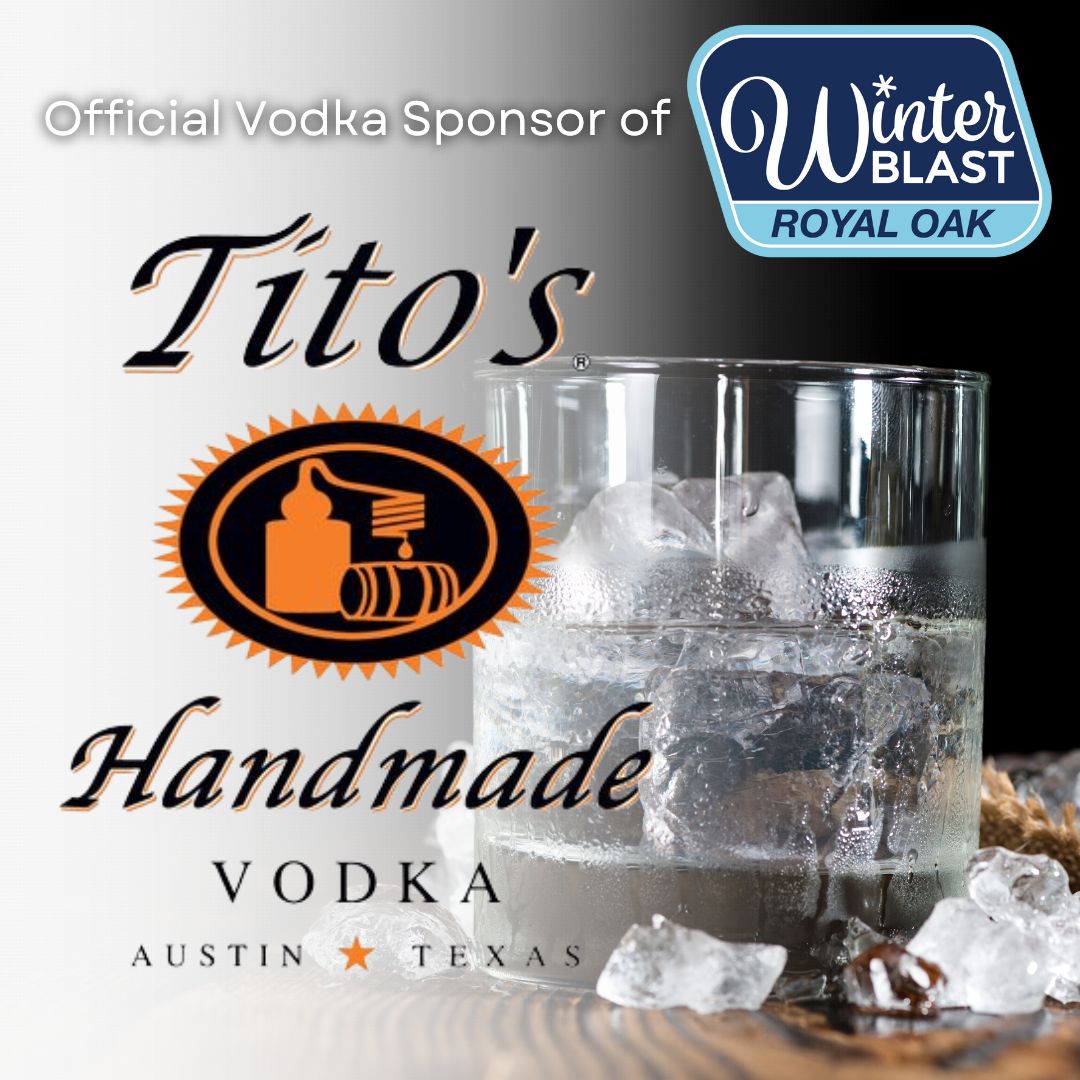 Proud to announces that <a href="/TitosVodka/">TitosVodka</a> is the official vodka sponsor of Winter Blast Weekend!👏 Enjoy some winter fun with a delicious Tito's Vodka cocktail!🍹 Tito's will be available at all the beverage booths throughout the festival.
Must be 21+ years old to enjoy.