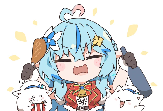 #らみらいぶ #LamyArtラミィちゃんとのクリスマス最高だったわね 