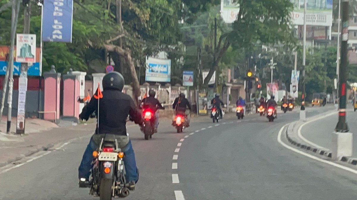 DefencePROTvm's tweet photo. To mark #75thRepublicDay #NCC officers from #Trivandrum led by Brig Anand Kumar, Gp CDR organised an #Awareness #bikeride to #Bonacaud & adjoining foothills to create awareness on #reduceplastics, #preserve #wildlife & sustain #forests @giridhararamane https://t.co/UkJbdC8ZxB