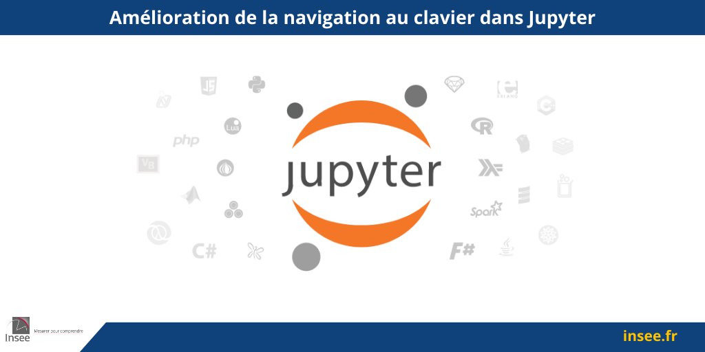 #Handicap | L'Insee a financé des travaux sur l'amélioration de l'accessibilité du logiciel open source Jupyter <a href="/ProjectJupyter/">Project Jupyter</a>, très utilisé par les data scientists à l'Insee, en particulier pour développer en Python.
👉 blog.jupyter.org/recent-keyboar…
#accessibilité #a11y