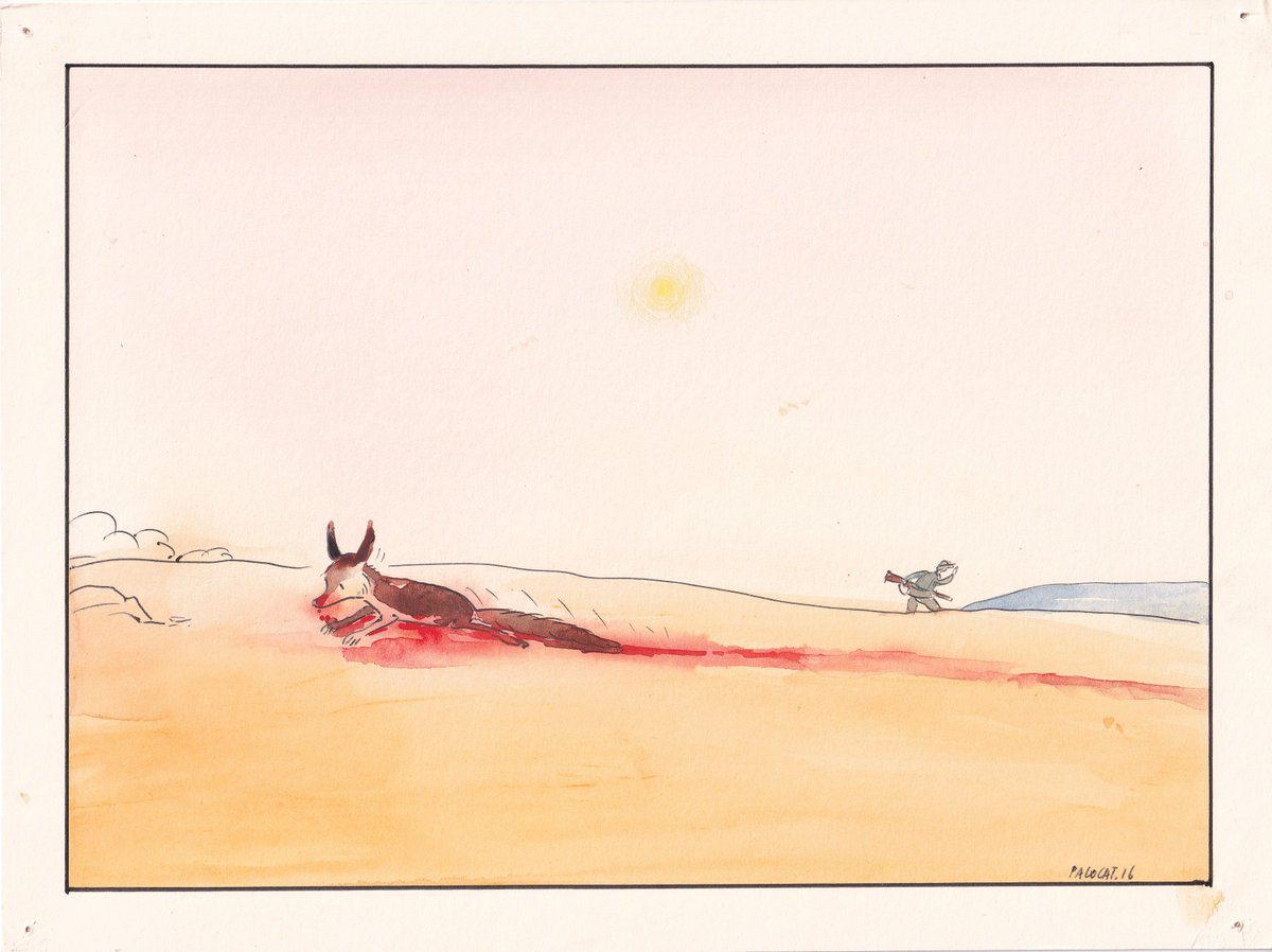 Perseguido siempre por la crueldad.
Dia mundial del zorro.