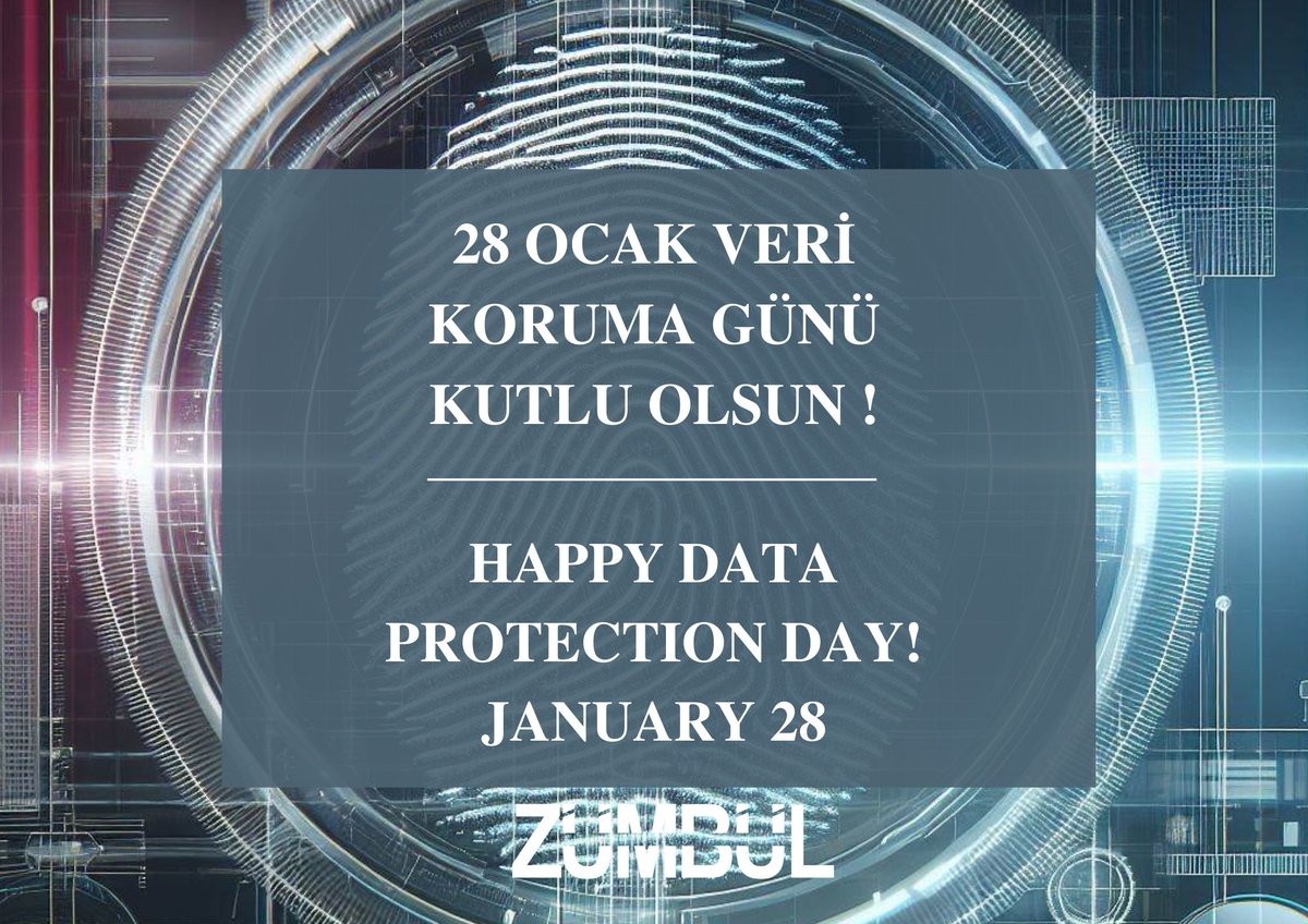 28 Ocak Veri Koruma Günü kutlu olsun!

Happy Data Protection Day!

#28Ocak #VeriKorumaGünü #veri #verikoruma #kişiselveri #data #personaldata #datasecurity #dataprivacy #DataProtectionDay #dataprotection #kvkk #gdpr #compliance #zumbullaw