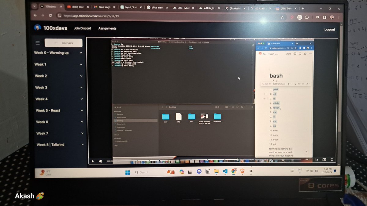 CoderAkash108's tweet image. Excited to embark on a 180-day web development challenge! 📷 Today marks Day 4/180 as I dive into the world of GIT Commands with @kirat_tw #100xDevs  cohort. 📷 Follow my journey and let&apos;s #CodeToTheFuture together! 📷 📷