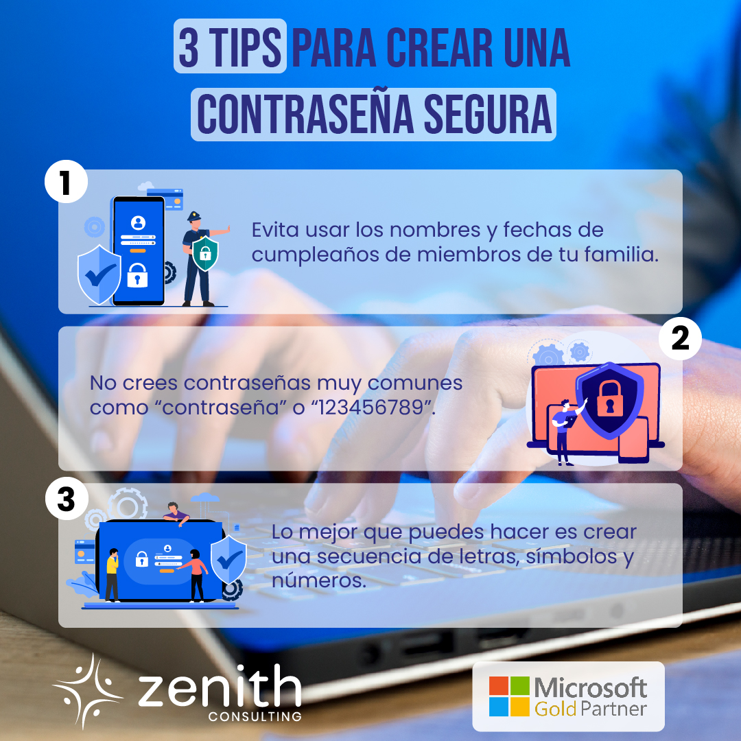 zenithconsult's tweet photo. 🔐 Refuerza la seguridad de tus cuentas con estos 3 consejos clave para crear contraseñas robustas. En Zenith Consulting, protegemos tu información con las mejores prácticas en ciberseguridad.

 #SeguridadDigital #ContraseñasFuertes #Microsoftpartner https://t.co/Tlv3F6K5cz