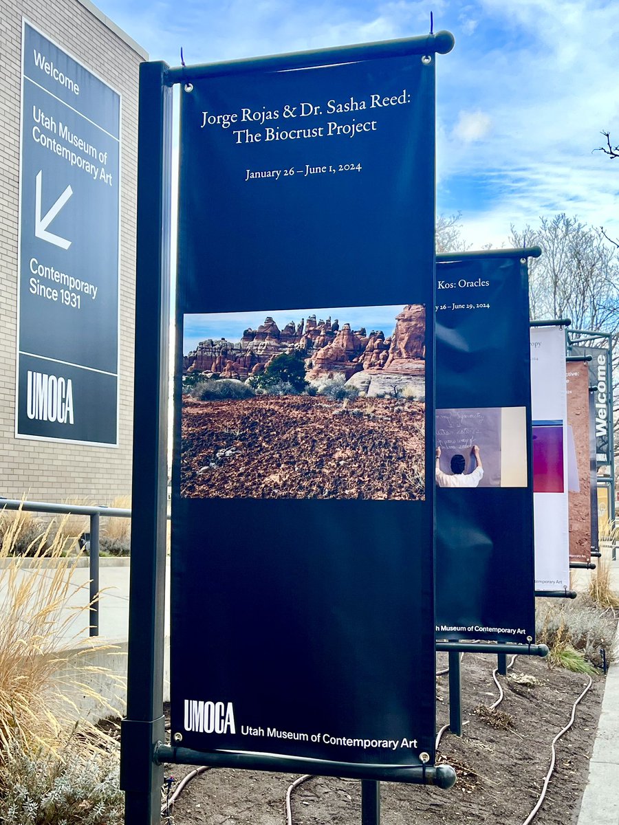 Sasha Reed (@ecology_awesome) on Twitter photo SO excited and nervous for tonightβs opening of The Biocrust Project exhibition at <a href="/utahmoca/">UMOCA</a>! This art-science collaboration with the amazing artist Jorge Rojas and <a href="/nature_org/">The Nature Conservancy</a> has shifted my thinking in ways I wasnβt expecting.
art+science=awesome
utahmoca.org/exhibition/jorβ¦ SO excited and nervous for tonightβs opening of The Biocrust Project exhibition at <a href="/utahmoca/">UMOCA</a>! This art-science collaboration with the amazing artist Jorge Rojas and <a href="/nature_org/">The Nature Conservancy</a> has shifted my thinking in ways I wasnβt expecting.
art+science=awesome
utahmoca.org/exhibition/jorβ¦