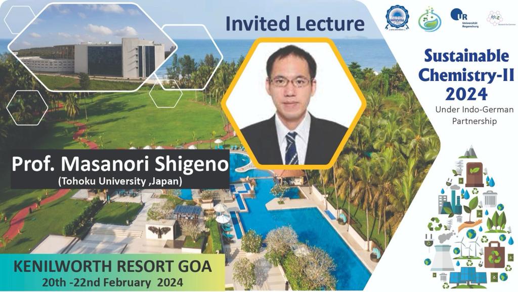 ChemistryIITI's tweet photo. Prof. Masanori Shigeno from @TohokuUniPR 
will deliver an invited lecture @IGP_Conference
2024. His research interests lie in the fields of synthetic organic chemistry, metal-catalyzed reactions, etc. @DebayanDr @IITIOfficial @ugc_india  @dipak_666 @ChemistryKoenig https://t.co/JHFqHLMWsy