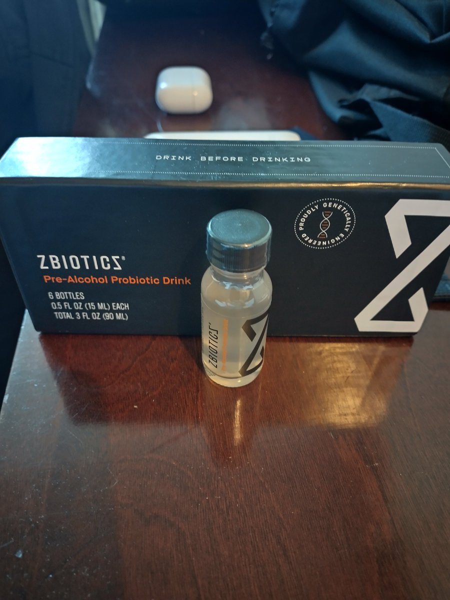 Alpha leak, especially for us old guys: If you going to get smashed anyways you better drink some @ZBioticsCompany beforehand. We closed out the hotel bar at 3am after a night of drinking, got up in the am and went to the gym feeling great. zbiotics ftw