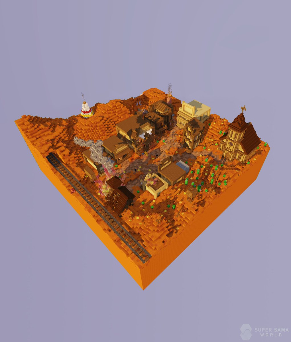 SuperSamaWorld's tweet image. Voici le plot de Mxrxxs22 : Petite ville western

#Minecraft #MinecraftBuilds #minecraftservers #supersamaworld #SSW