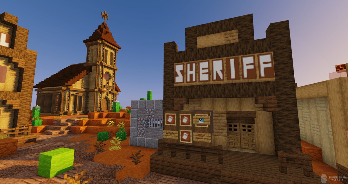SuperSamaWorld's tweet image. Voici le plot de Mxrxxs22 : Petite ville western

#Minecraft #MinecraftBuilds #minecraftservers #supersamaworld #SSW
