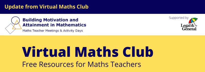 Virtual Maths Club returns next week with free weekly sets of #Maths problems &amp; full solutions, with a set for Y7-9 pupils.

Find out more and sign up today: bmam.co.uk/virtual-maths-…

#mathematics #teachers #mathskills #mathsteacher  #teachingresources #teaching  <a href="/landg_uk/">Legal & General</a>