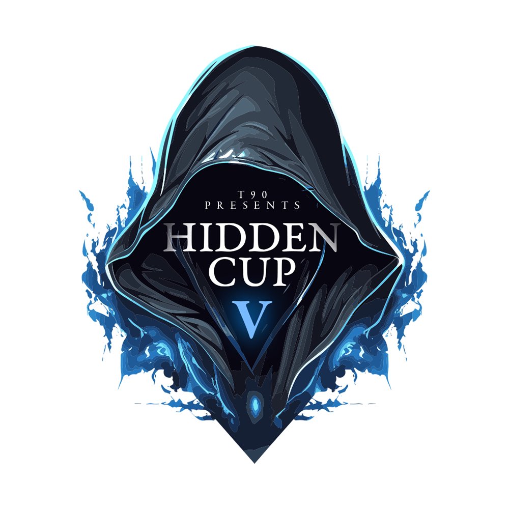 T90Official's tweet photo. The Hidden Cup 5 logo is here… 🔥 https://t.co/ybCyTk5CDQ