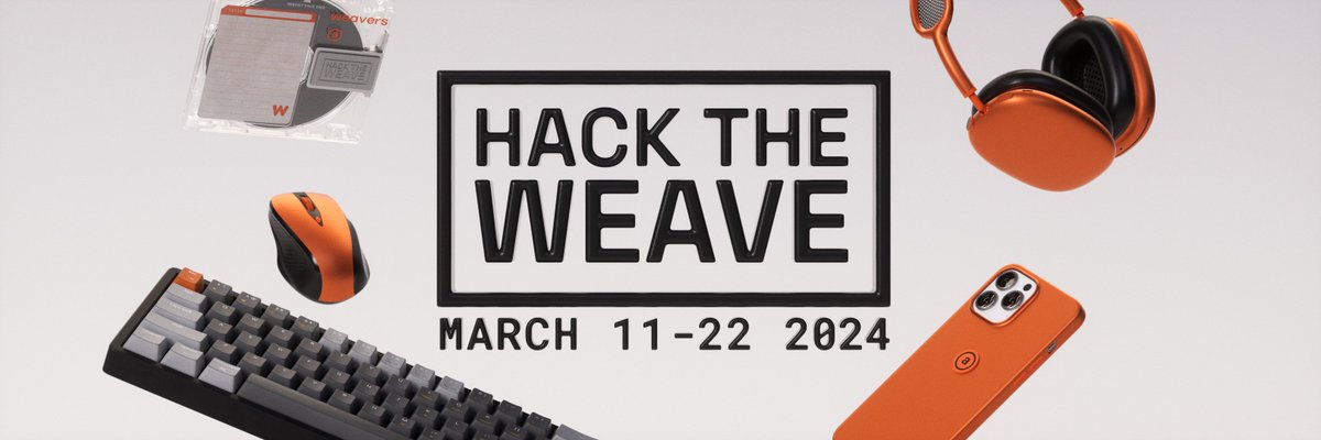 Weavers_Org's tweet photo. How to Apply for the #HackTheWeave Hackathon:
✍️ Fill out the application form: https://t.co/8RFw5YwtlI
📬 Wait for an acceptance email.
👾 Join the Weavers Discord: https://t.co/MChAPGGd5h
It's that simple - take the leap! https://t.co/mNmvZsPfsv