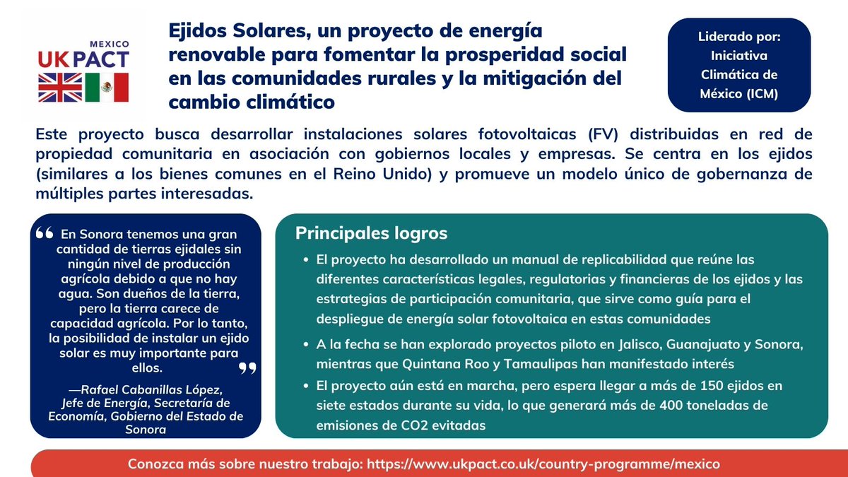 UKinMexico's tweet image. ⚡️ ¡Celebremos el #DíaMundialEnergíaLimpia! 🇬🇧🇲🇽 Trabajamos juntos para impulsar la #EnergíaLimpia a través de la investigación, la innovación y el desarrollo tecnológico. ¡Construyamos un futuro más verde juntos! #UKMX #Sostenibilidad