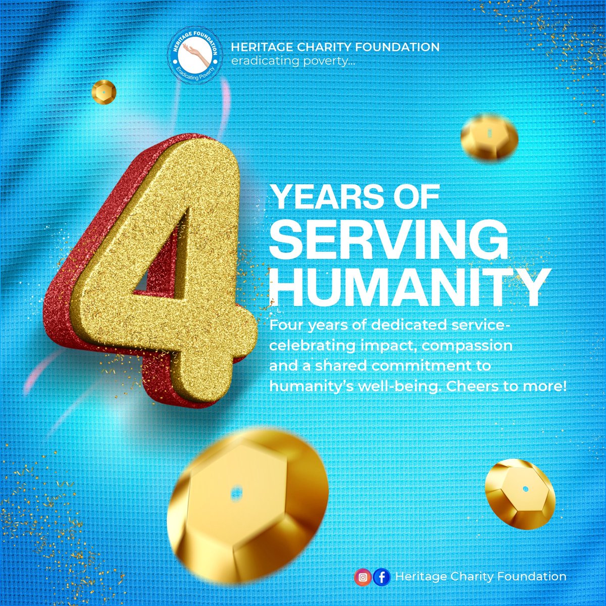 heritagechanges's tweet photo. Some say the number 4 is one away from the almighty perfect number 3, but who doesn't like a little bit of extra?

Heritage Foundation is 4!!!!🥳🥳

We reflect on our journey so far and we couldn't be prouder of how much we have achieved in this period. https://t.co/CKkA4VnR7X
