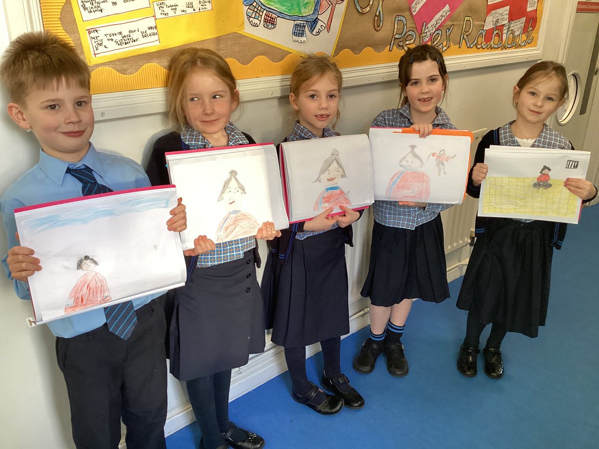 StMargs_Year2's tweet photo. For 2W’s COOL time challenges this week, they were tasked with sketching a picture of Shen from their English book ‘The Magic Paintbrush’. We were so impressed with their creations. #StMargs #FosteringExploration https://t.co/HZ6dufOhVG