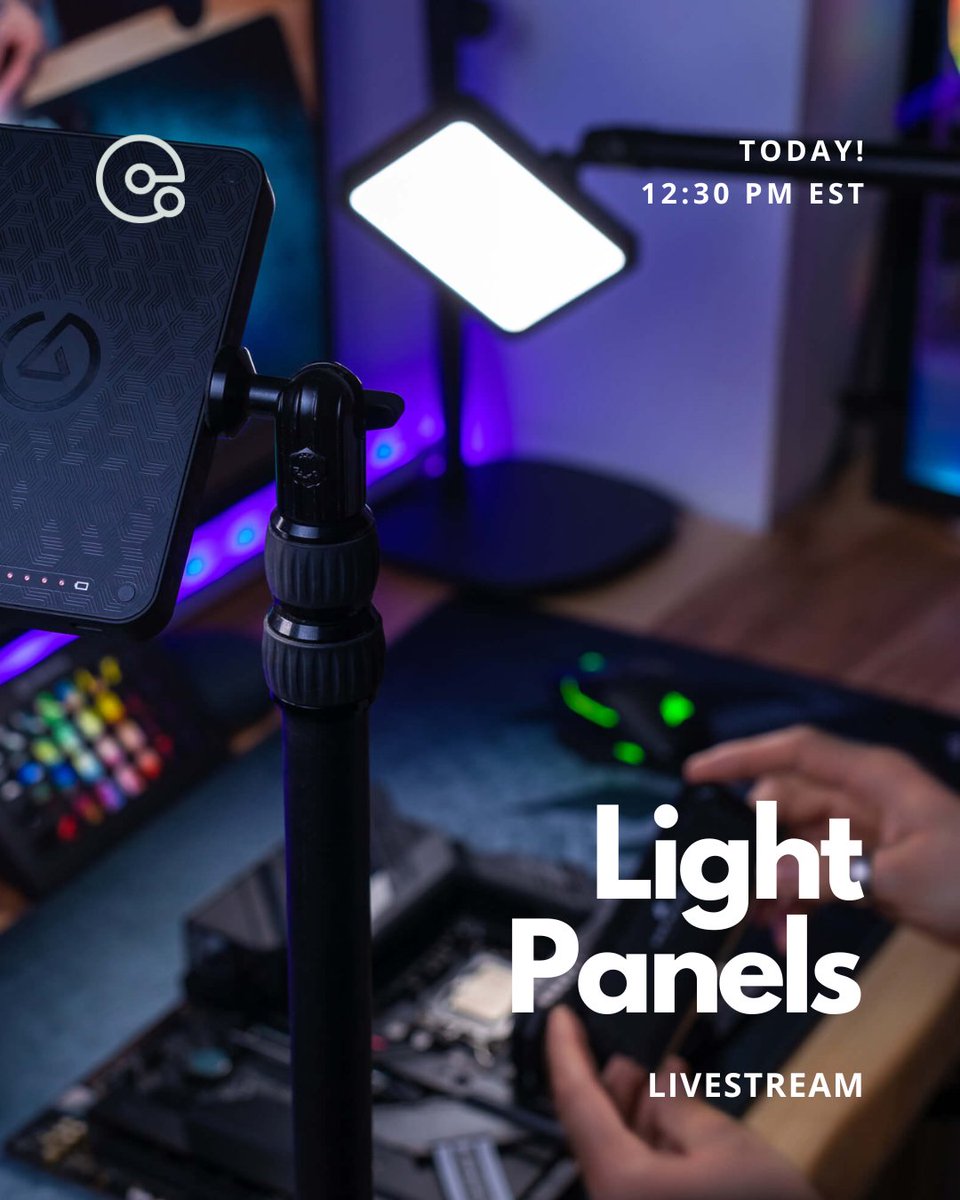 Elevate your lighting game with sleek and modern light panels. 

Join our live stream TODAY at 12:30 PM EST!
Subscribe to our Twitch channel below:
twitch.tv/elitetech_ceo

#Twitch #Livestream #LightPanels #ModernDesign #ArtisticLighting #IlluminateSpaces